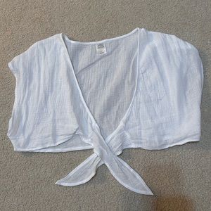 white top coverup